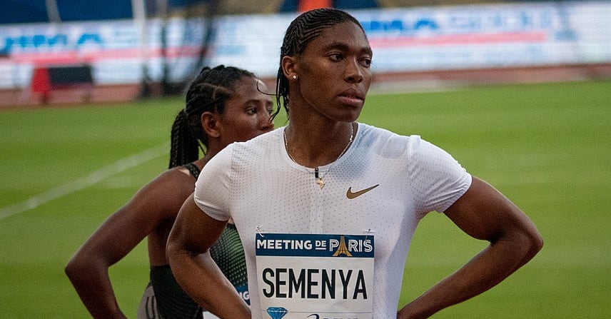 South African sprinter Caster Semenya.
